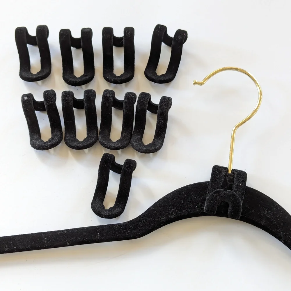 Velvet Hanger Clips